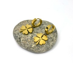 Yonca Şans Altın Küpe