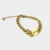 Kelebek Zincir Altın Bileklik