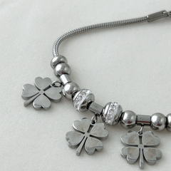 Yonca Gümüş Charm Bileklik