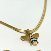 İtalyan Zincir Arı Çelik Kolye