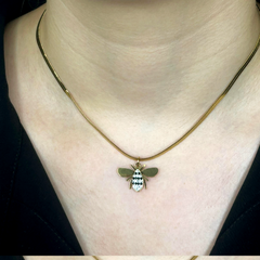 İtalyan Zincir Arı Çelik Kolye