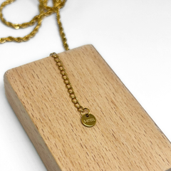 Burgu Yonca Uzun Altın Kolye