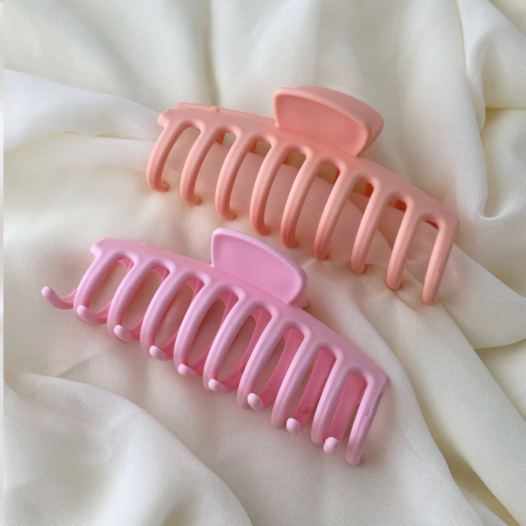 Pembe XL Saç Mandal Toka Seti