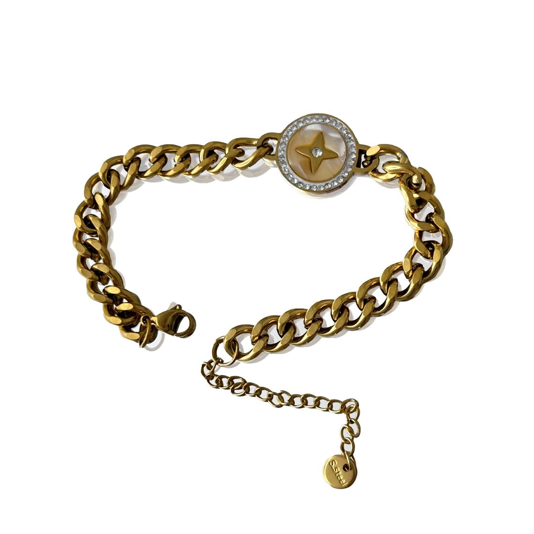 Beyaz Altın Zincir Bileklik