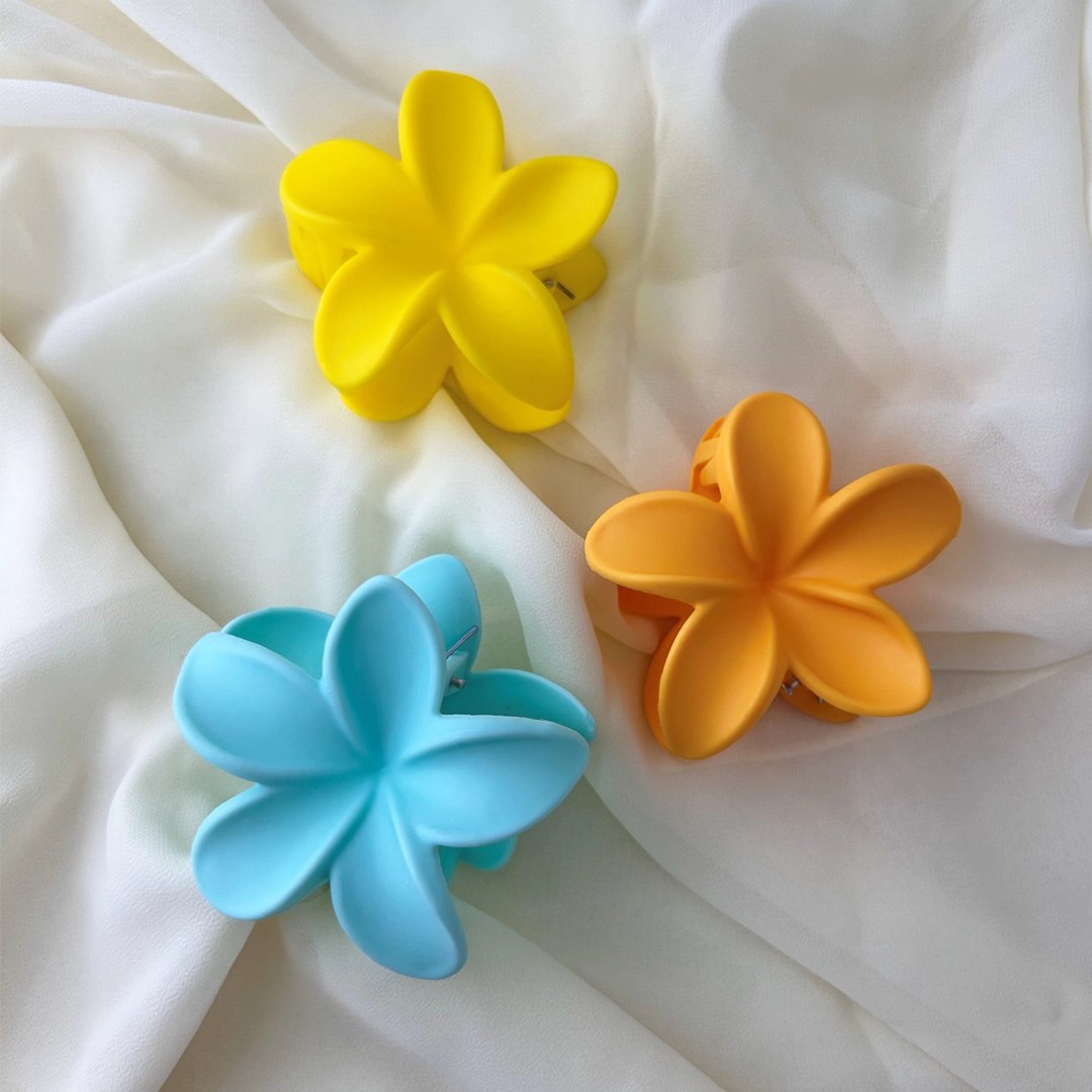 Sarı Turuncu Turkuvaz Lotus Toka Seti