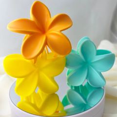 Sarı Turuncu Turkuvaz Lotus Toka Seti