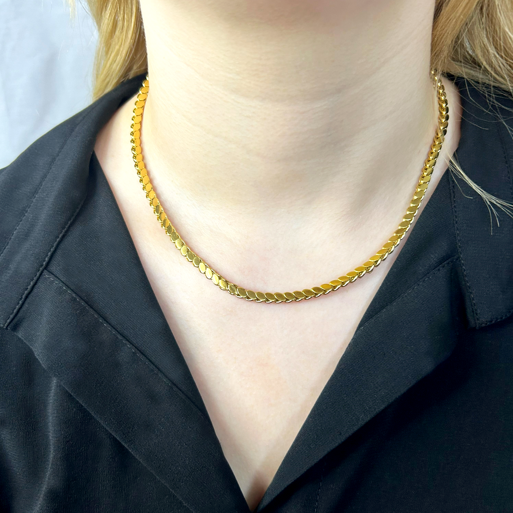 Arpa Pul Altın Kolye