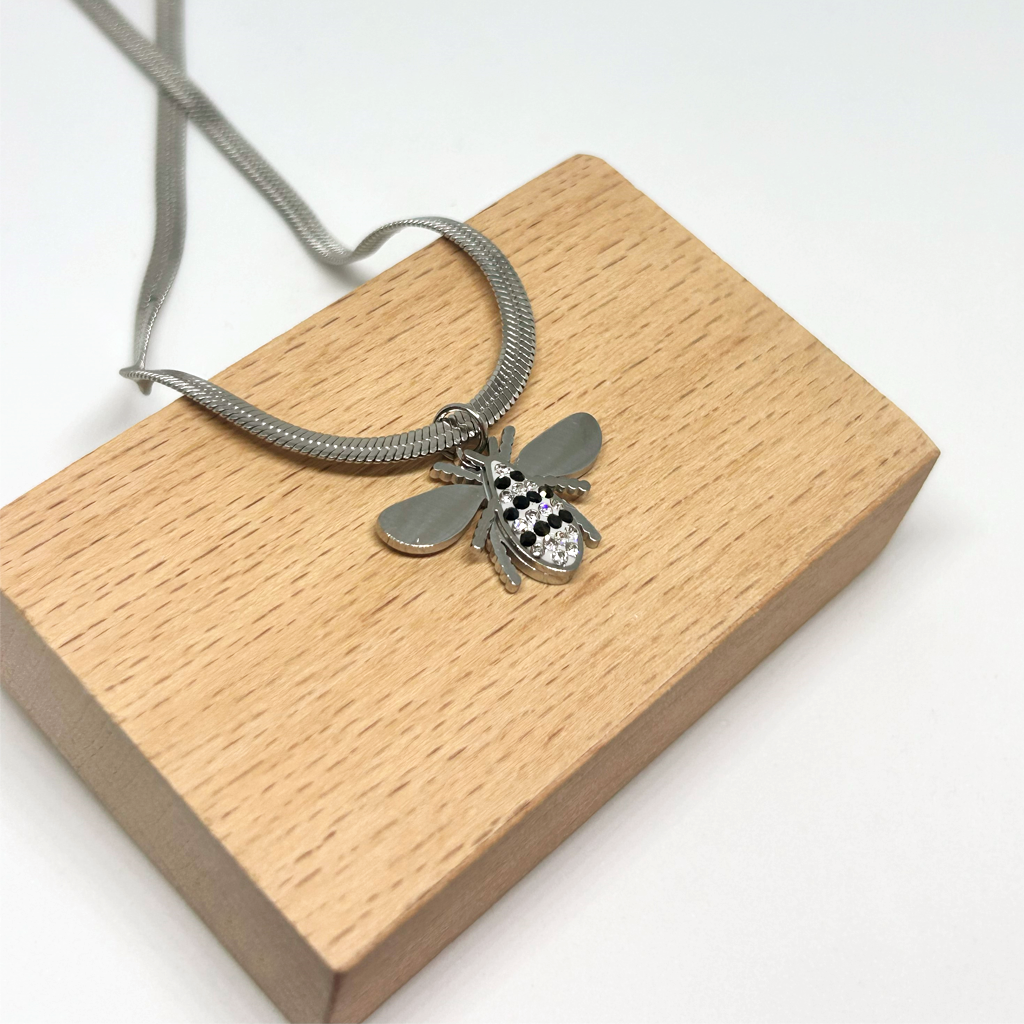 İtalyan Zincir Arı Çelik Kolye