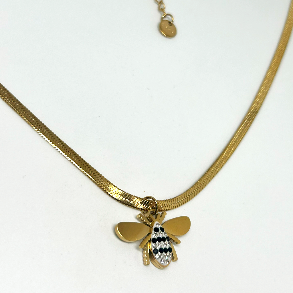 İtalyan Zincir Arı Çelik Kolye