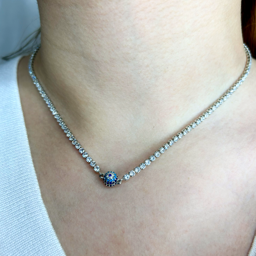 Suyolu Nazar Gümüş Kolye