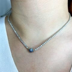 Suyolu Nazar Gümüş Kolye